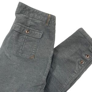 Eddie Bauer 1920 4 Brushed‎ Cotton Skinny Pants Button Ankle